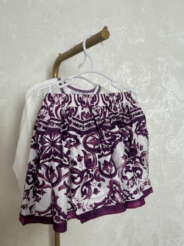 تيورD&G قطعتين باللون البنفسجي