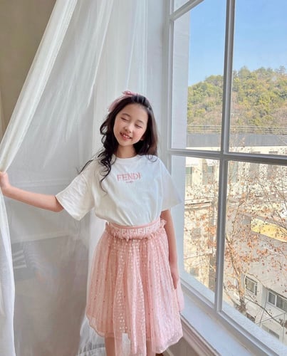 تيور فندي قطعتين فخم مزين بترتر