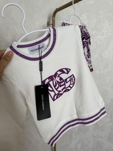 تيورD&G قطعتين باللون البنفسجي