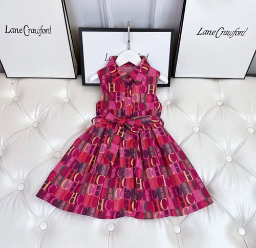 فستانch انيق مزين بحزام