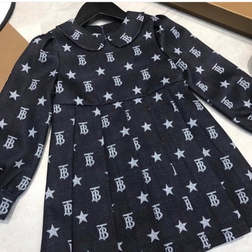 فستان بربري كحلي طبق الاصل