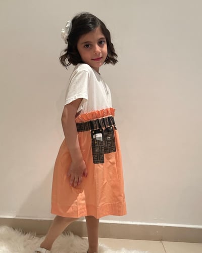 فستان فندي طبق الاصل