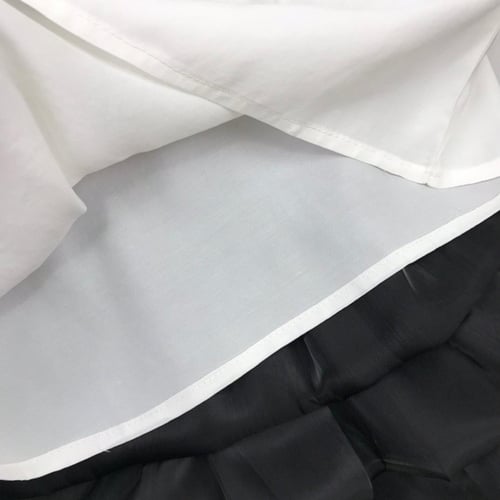 تيور شانيل تنورة طبق قماشها تفتة