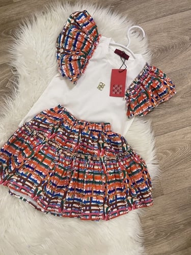 تيور ch قطعتين ملون بألوان مبهجة