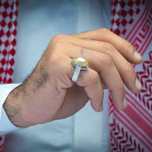 خاتم ملكي عقيق يماني سليماني