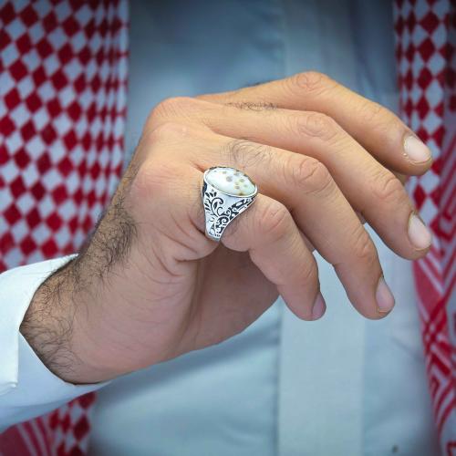 خاتم اسلامي عقيق يماني خرايطي