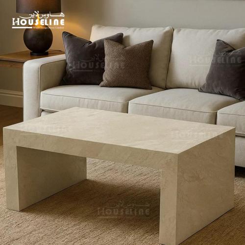 طاولة وسط قهوة بديل حجر – تصميم مودرن فاخر