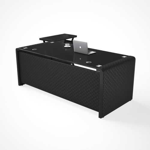 مكتب زجاجي موديل B014 | اثاث مكتبي عصري وفاخر من ت...