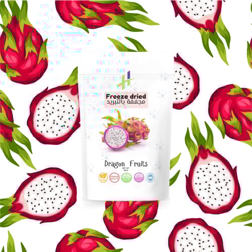 فاكهة التنين المجففة بالتبريد