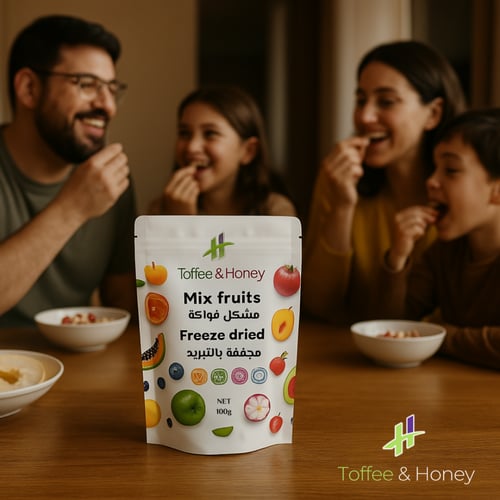 مشكل فواكة مجففة بالتبريد