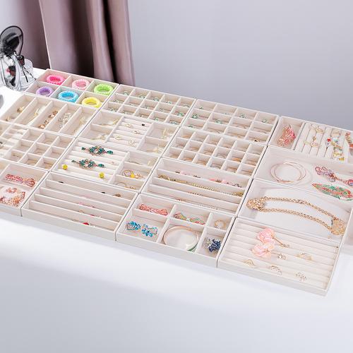 طقم منظم درج الاكسسوارات ٦ قطع للحلق والخواتم والا...