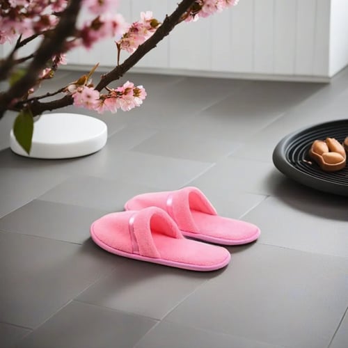 طقم 5 اجواز شبشب سبا ملونه للاستعمال مرة واحدة مغل...