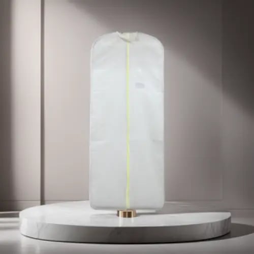 كيس فستان سكري بنقشة خفيفة مموجه