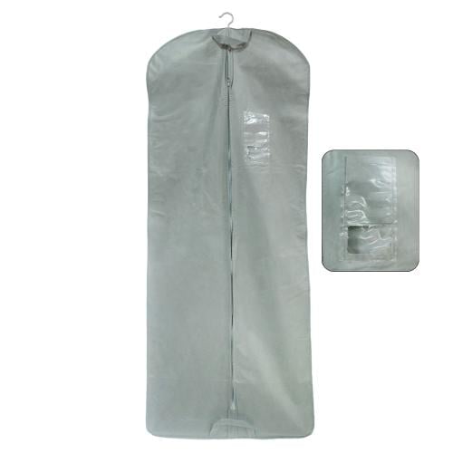 كيس ملابس رمادي فاخر غير منسوج مقاوم للغبار لـ الب...