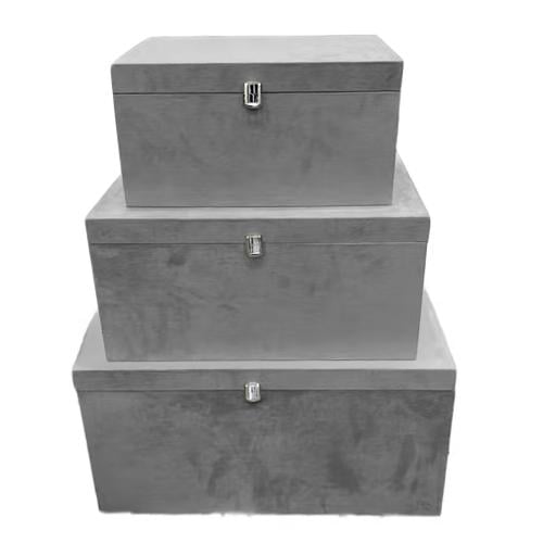 طقم صناديق دبش العروسة رمادي – حل تخزيني أنيق لكل...