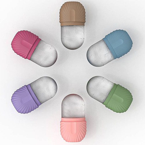 قالب جليد سيليكون فاخر لتدليك الوجه وتنعيم البشرة...