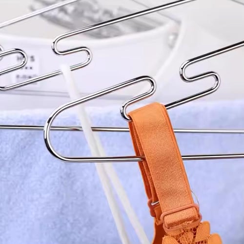 علاقات ملابس حديد فضي ستيل – متانة عصرية لتنسيق خز...