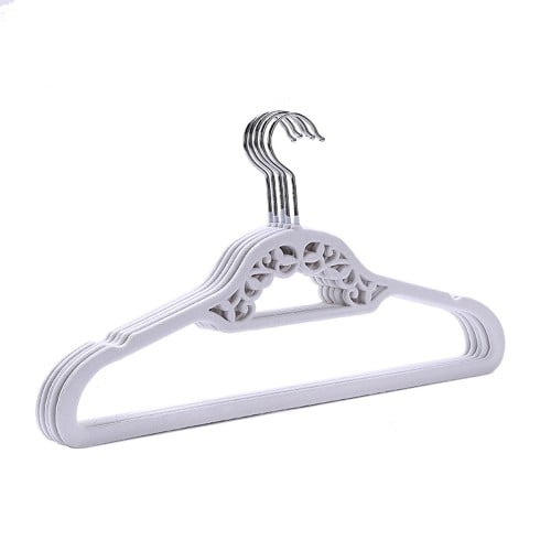 شماعات ملابس بخامة مخملية مانعة للانزلاق، توفير مس...