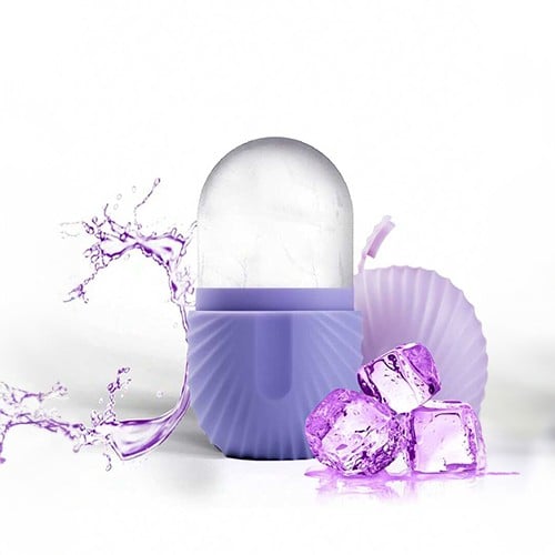 قالب جليد سيليكون فاخر لتدليك الوجه وتنعيم البشرة...