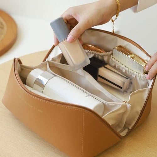 شنطة مستحضرات التجميل للسفر | حقيبة مكياج محمولة |...