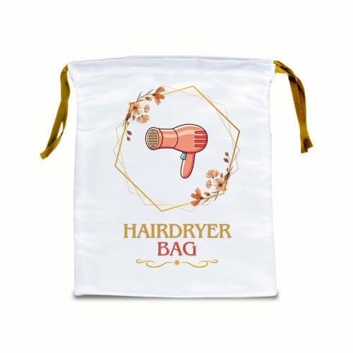 كيس ستان لحفظ الاستشوار وأجهزة الشعر بتصميم مطبوع