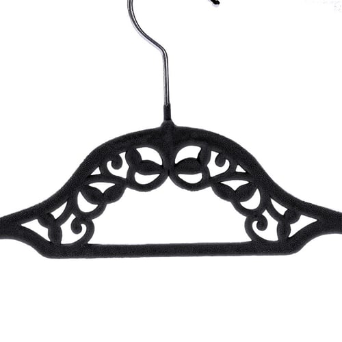 شماعات ملابس بخامة مخملية مانعة للانزلاق، توفير مس...