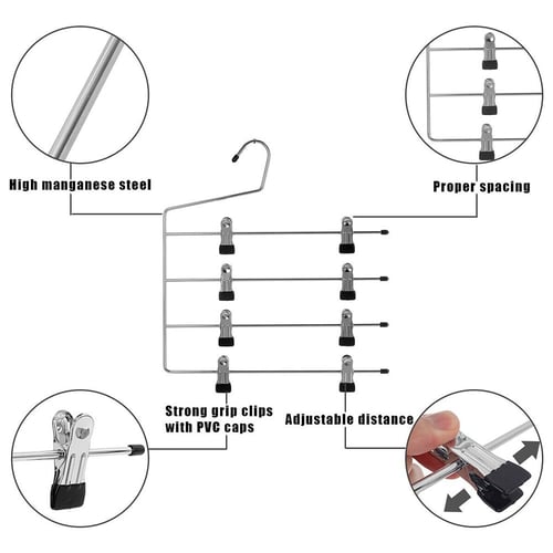 علاقة ملابس البنطلون والتنانير بمشابك وادوار