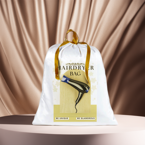 كيس ستان لحفظ الاستشوار وأجهزة الشعر بتصميم مطبوع