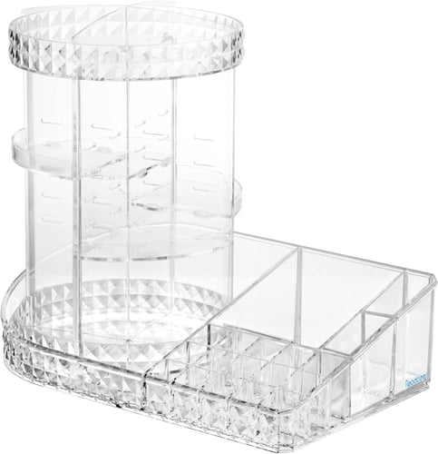 منظم مكياج ومستحضرات العناية بالبشرة اكريليك شفاف...