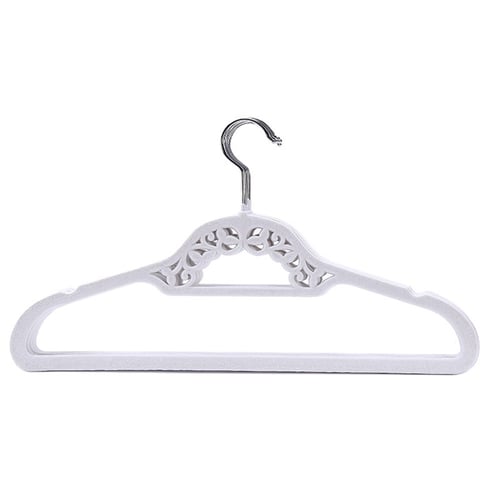 شماعات ملابس بخامة مخملية مانعة للانزلاق، توفير مس...