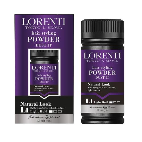 Hair styling powder from Lorenti - Natural look with light hold