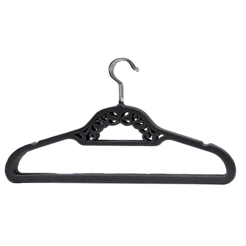 شماعات ملابس بخامة مخملية مانعة للانزلاق، توفير مس...