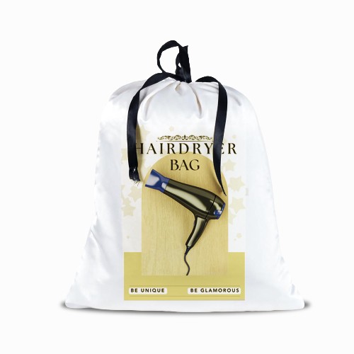 كيس ستان لحفظ الاستشوار وأجهزة الشعر بتصميم مطبوع