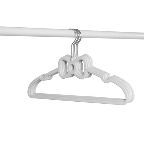 شماعات ملابس بخامة مخملية مانعة للانزلاق، توفير مس...