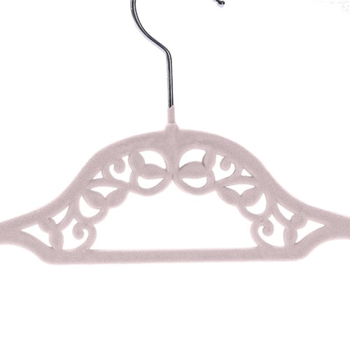 شماعات ملابس بخامة مخملية مانعة للانزلاق توفير مسا...