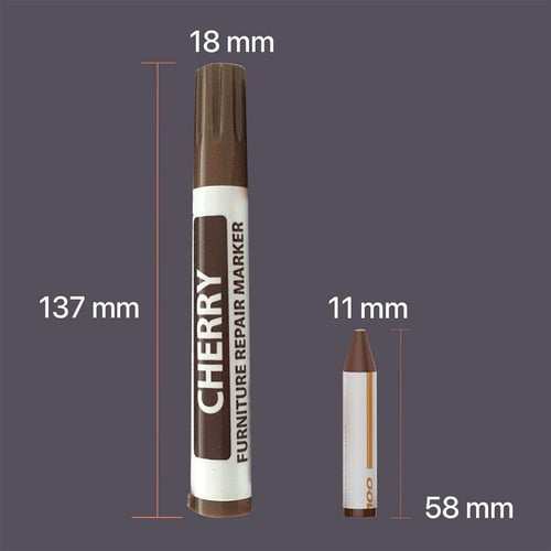 أقلام إصلاح الأثاث وتعديل الخشب - مجموعة من 17 قطع...