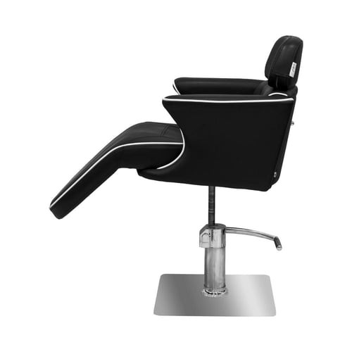 كرسي تجميل متعدد الاستخدامات ابيض واسود BX-3078