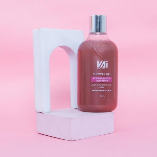 VAI جل استحمام بالرمان والتوت 500مل
