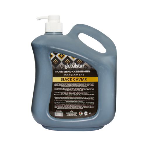 بلسم شعر بالكافيار الأسود من جلوبال ستار - 4 لتر