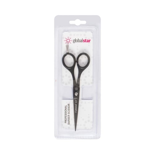 جلوبال ستار مقص حلاقة اسود 5.5