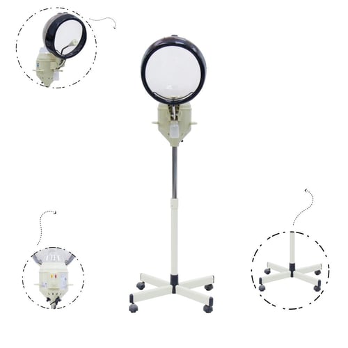 بلاك جهاز حمام زيت الشعر مع بخار للوجه 2 في 1 M-10...