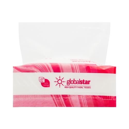 جلوبال ستار مناديل احمر 150حبة شد 5 علب