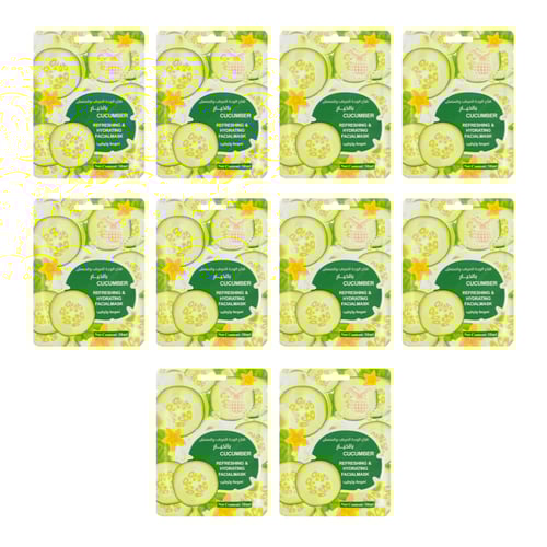 بلاك قناع الوجه الخيار (باكيت 10 حبات)