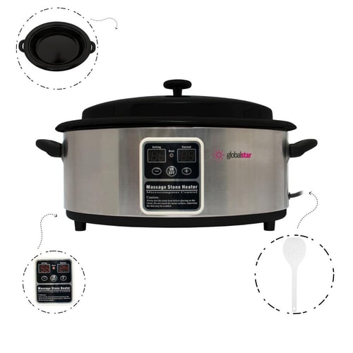 جلوبال ستار جهاز تسخين احجار المساج بدون حجر