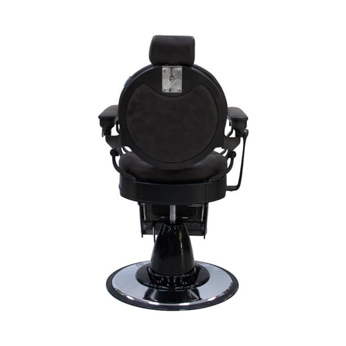 كرسي حلاقة كلاسيك بني غامق AW-9147C