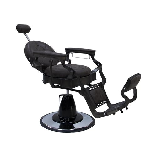 كرسي حلاقة كلاسيك بني غامق AW-9147C