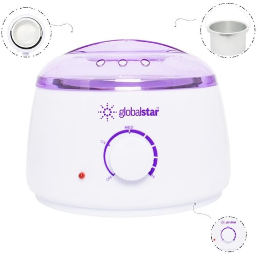 بيوتي ستار جهاز تسخين اذابة الشمع أبيض - 1019