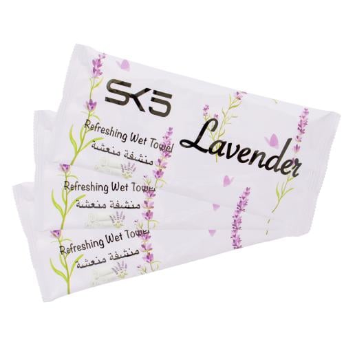 SK5 فوطة مبللة منعشة لافندر ربطة 25حبة SK-102