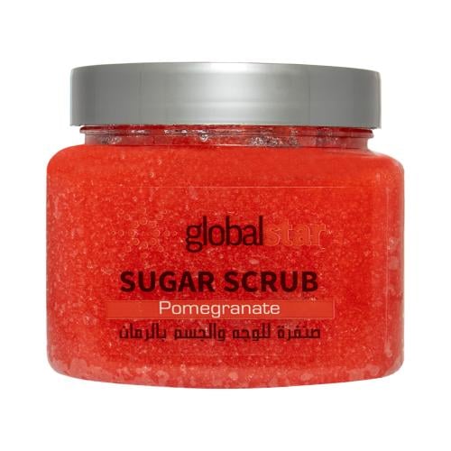 جلوبال ستار | مقشر السكر للوجة والجسم بالرمان | 60...
