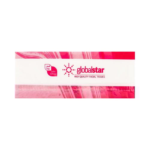 جلوبال ستار مناديل احمر 150حبة شد 5 علب